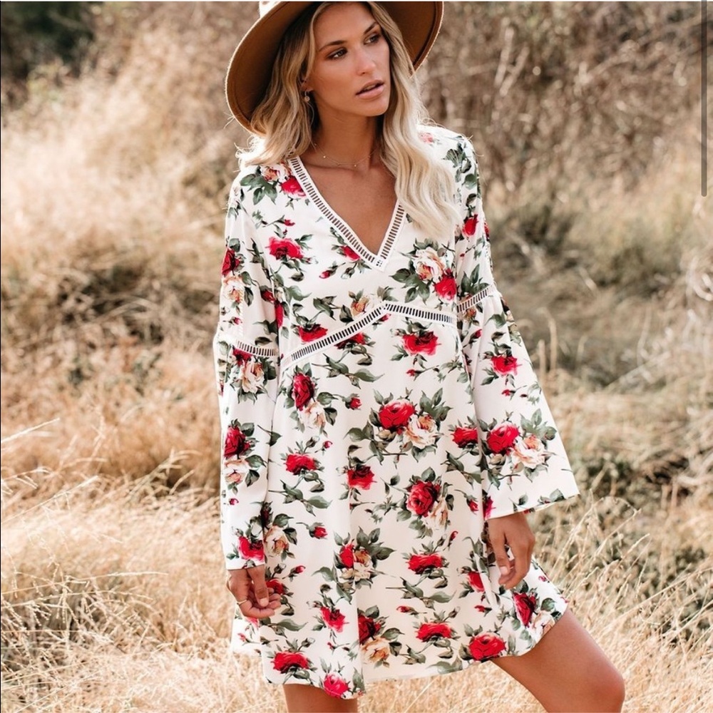 Floral bell dress from Vici!